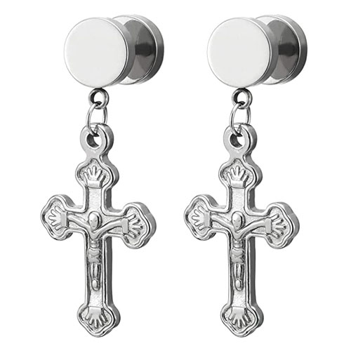 Jesus Stud Earrings