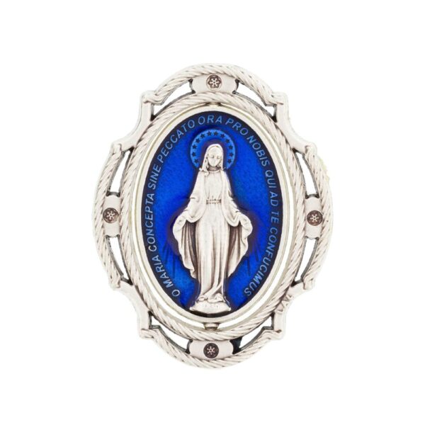 Virgin Mary lapel pin