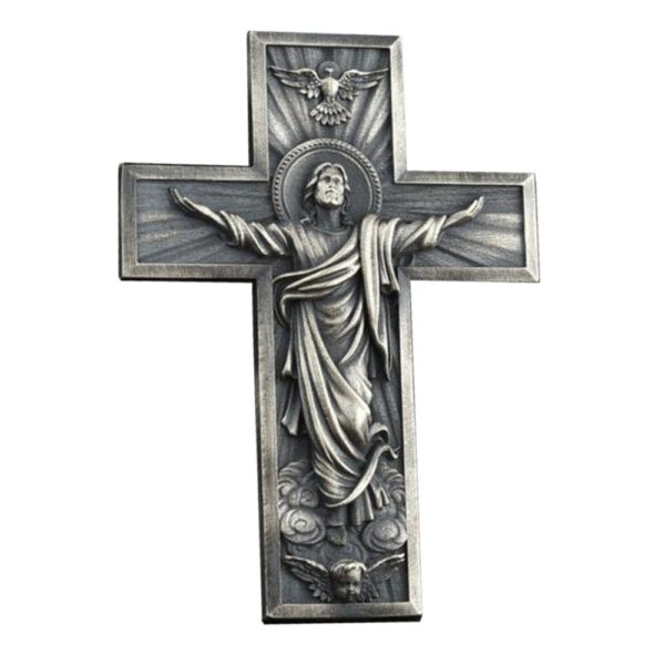 crucifixion lapel pin