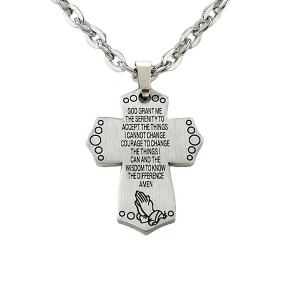 Religious Verse Cross Pendants