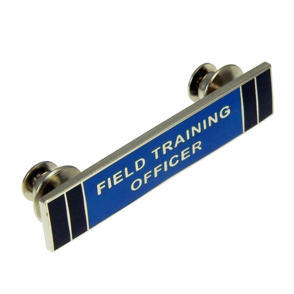 hard enamel police commendation bar pin