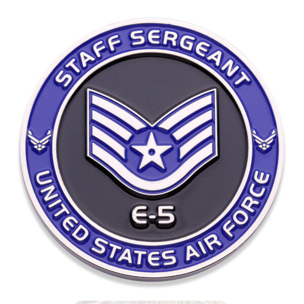 military rank challenge coins