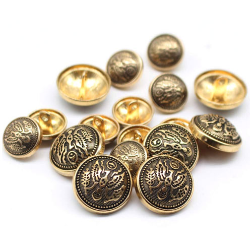 Zinc Metal Alloy Button