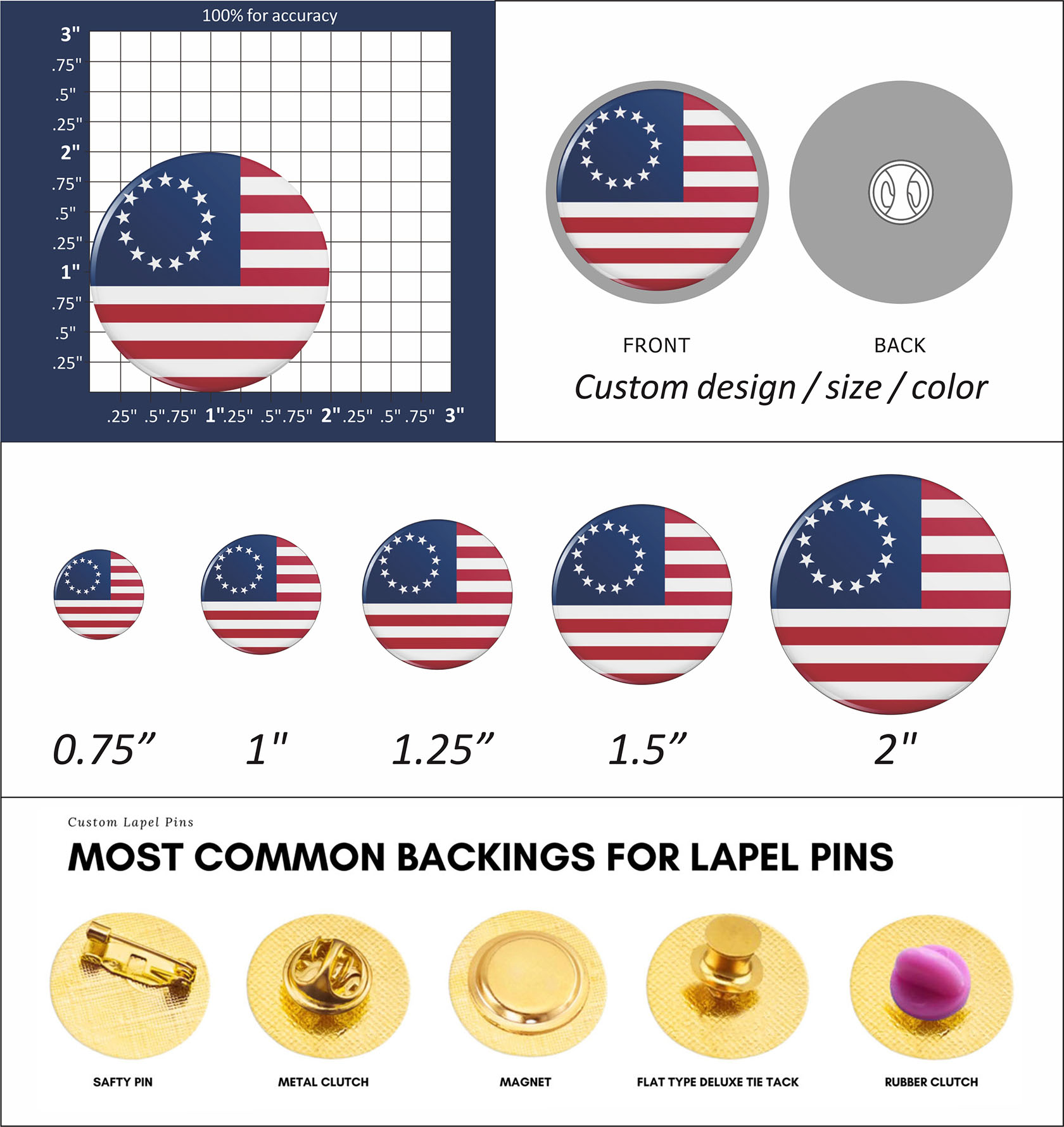 Lapel Pin Design Template