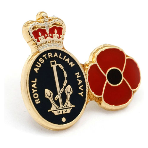 Navy Lapel Pin