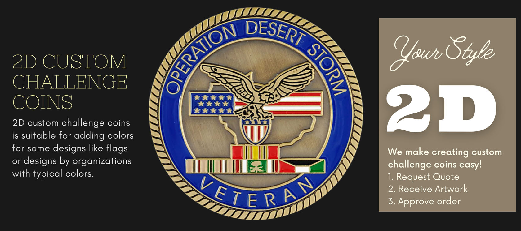 Custom metal coins