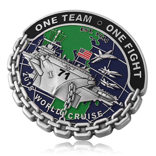 Custom Brass Die Struck Challenge Coins