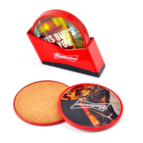 Custom Coaster Set with Tin Box