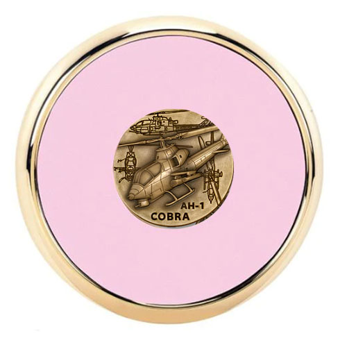 Leather Challenge Coin Coasters