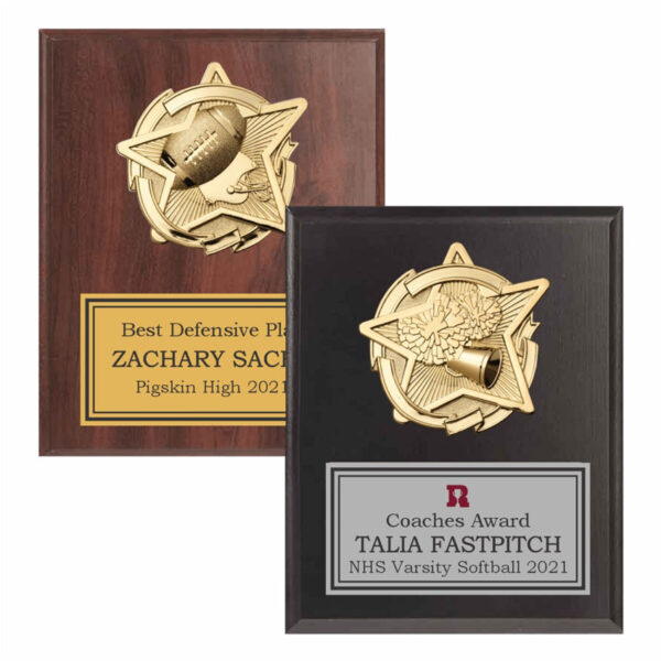 sport plaques and awards