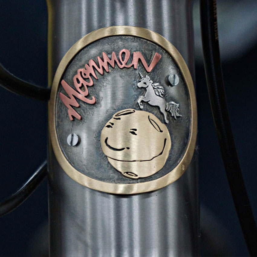 Vintage Bike Head Badges