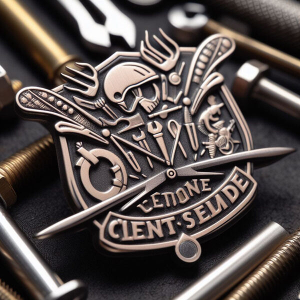 custom bicycle head badge