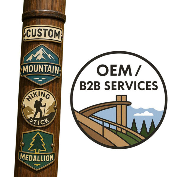 walking stick badges for sale