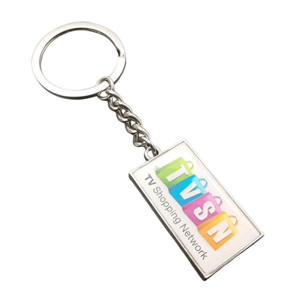 cmyk logo printing metal keychains