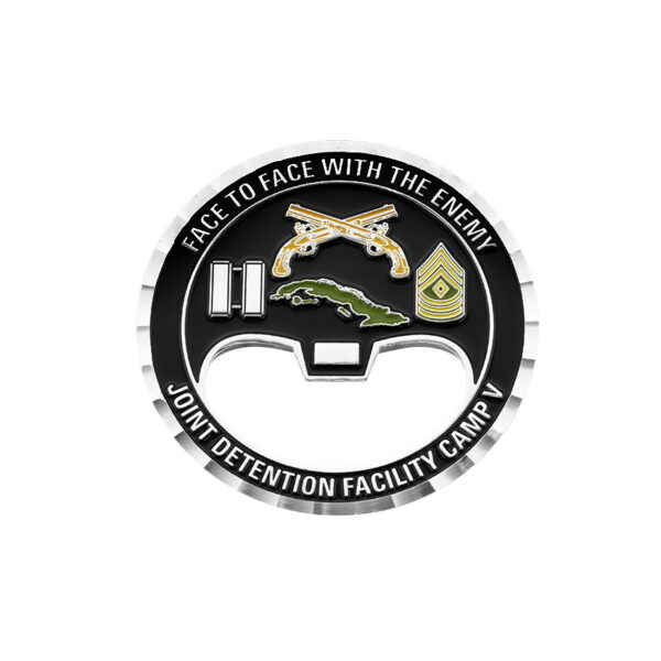 Challenge Coin Dog Tag Bottle Opener