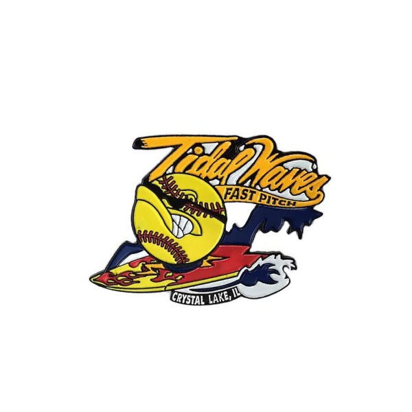 metal baseball sport badges