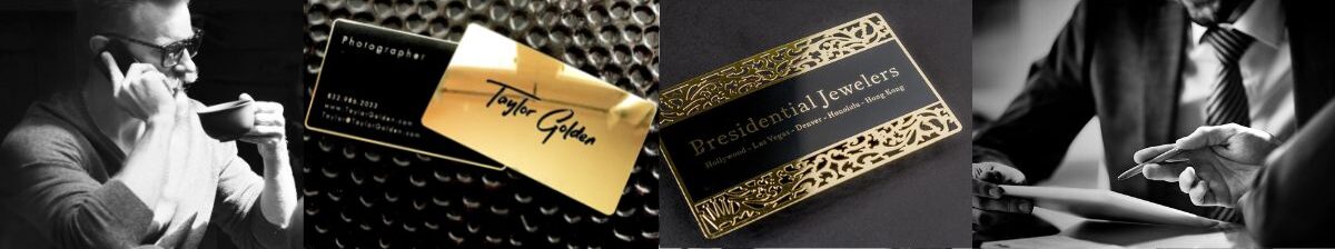 custom metal business cards
