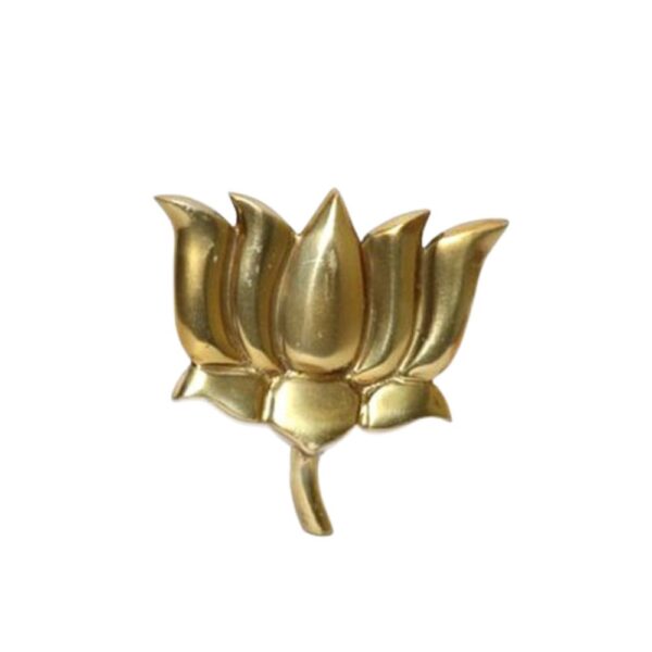 personalized brass lotus paperweight