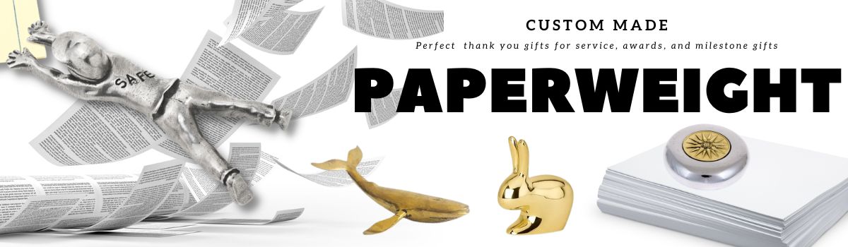 wholesale custom metal paperweight business gift