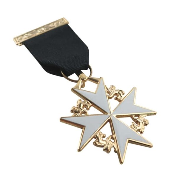 zinc alloy short ribbon medal