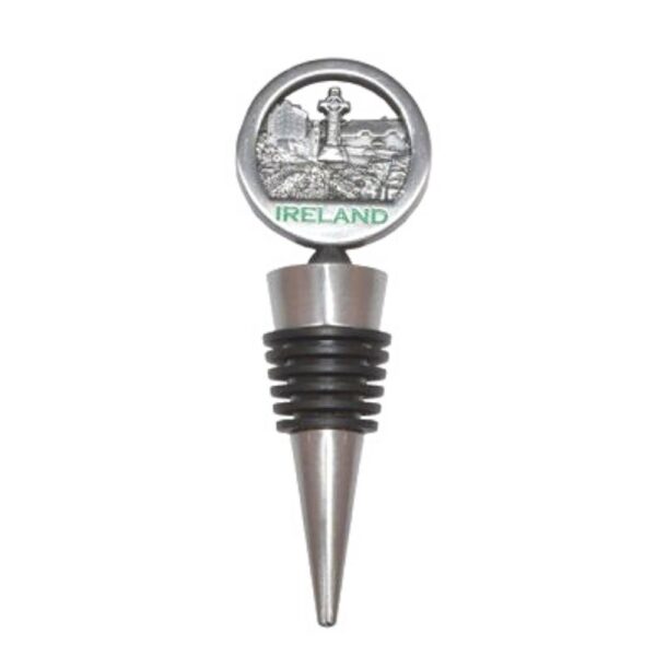 custom logo enamel wine stopper