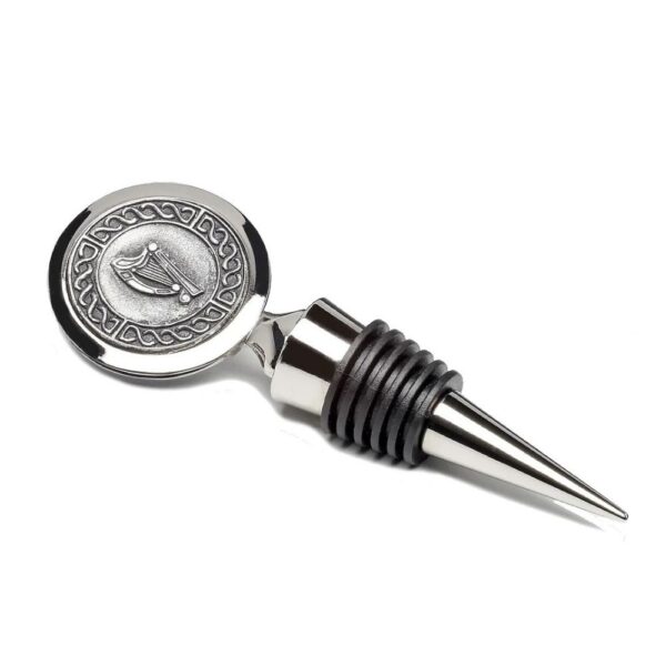 promotional irish metal wine stopper