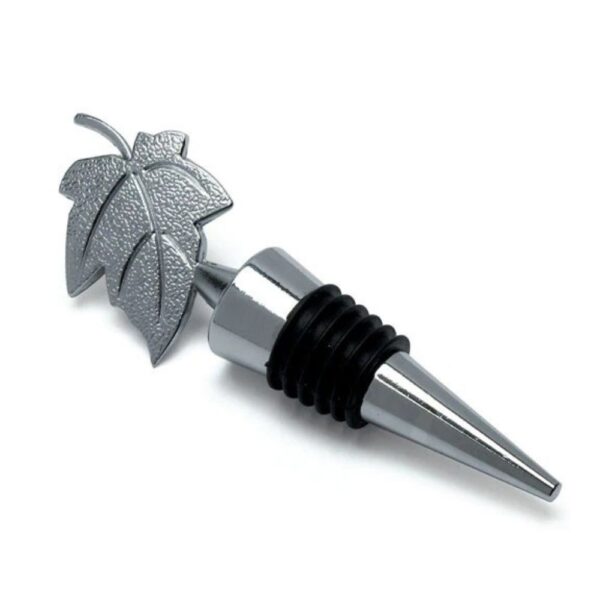 wholesale leaf designed wine stopper