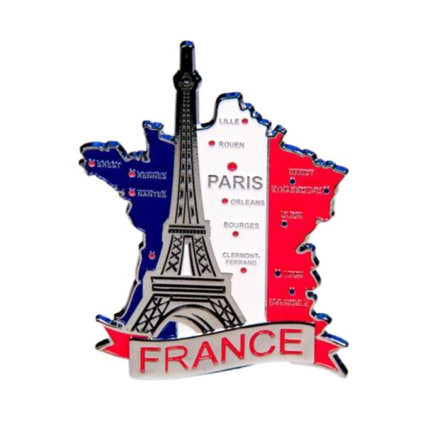 Custom Paris souvenir fridge decoration magnet