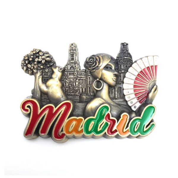 3D sculpture metal fridge magnet
