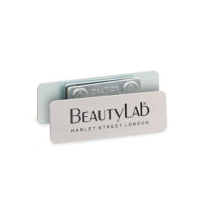 metal company name badges