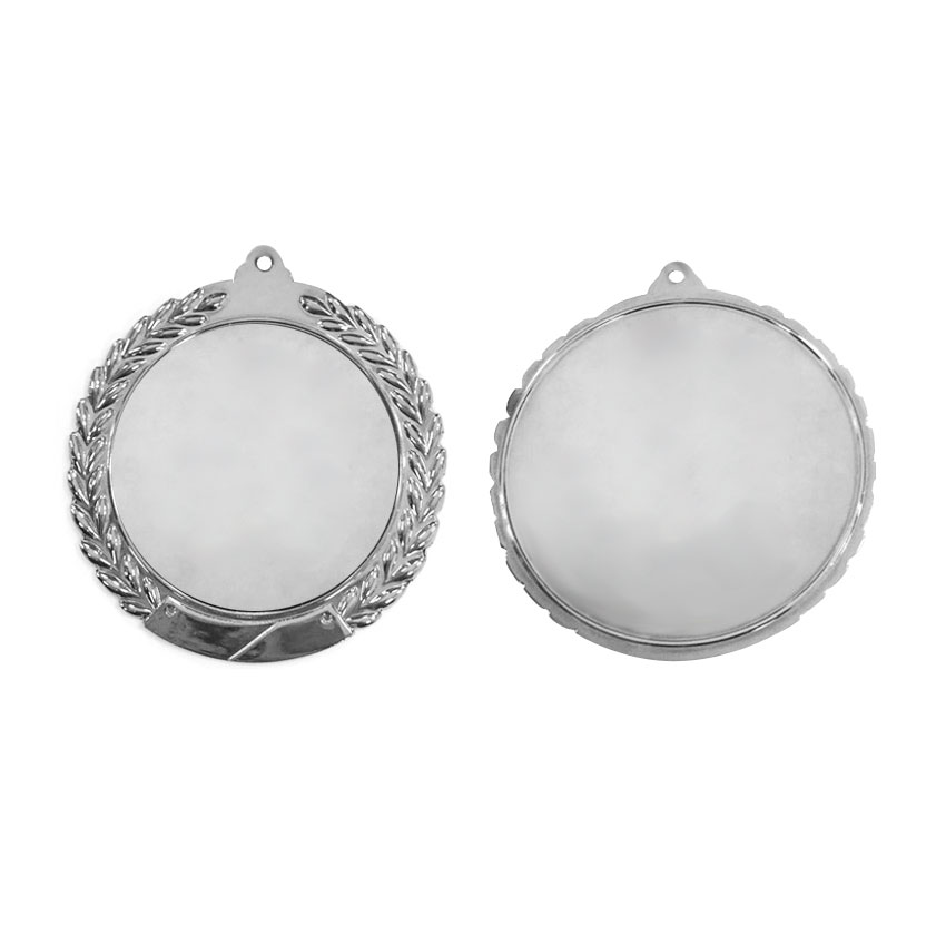 blank silver medal