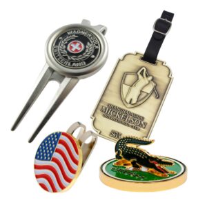 Clips para sombreros de golf personalizados