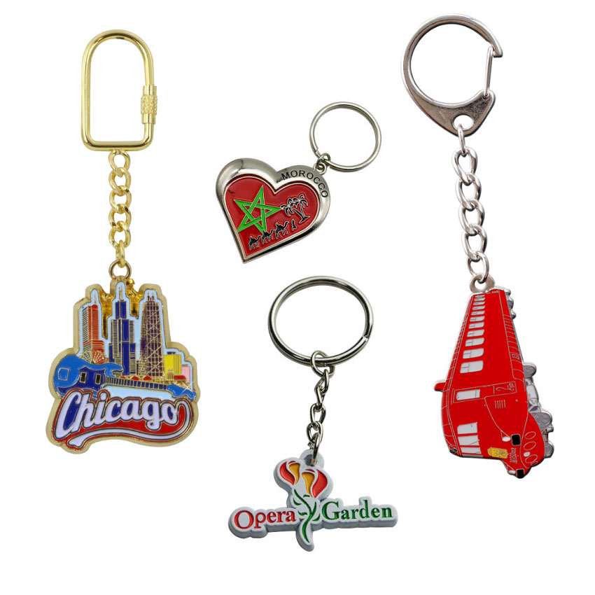 Custom 2D Metal Key Chain