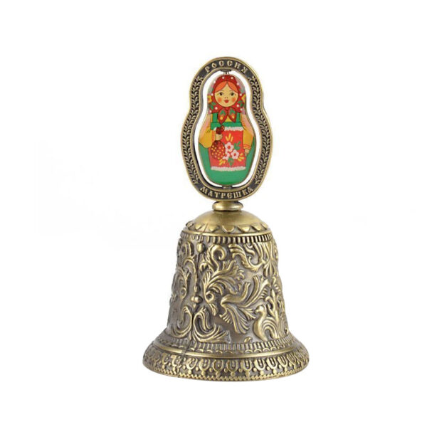 Russian souvenir metal Dinner Bell