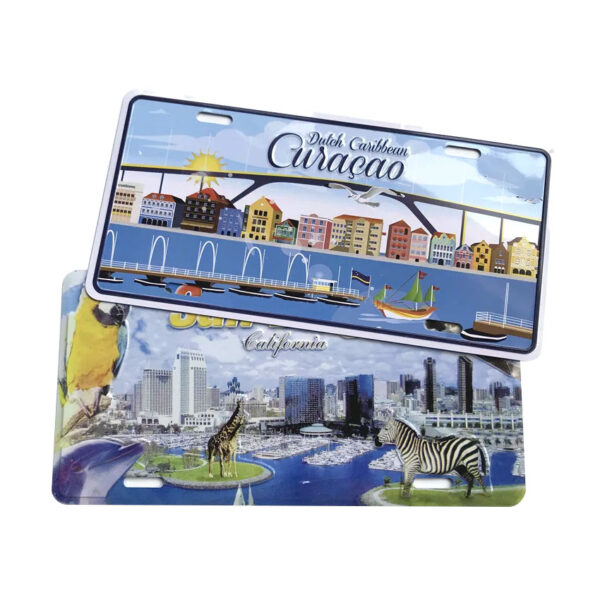 souvenir metal Postcards