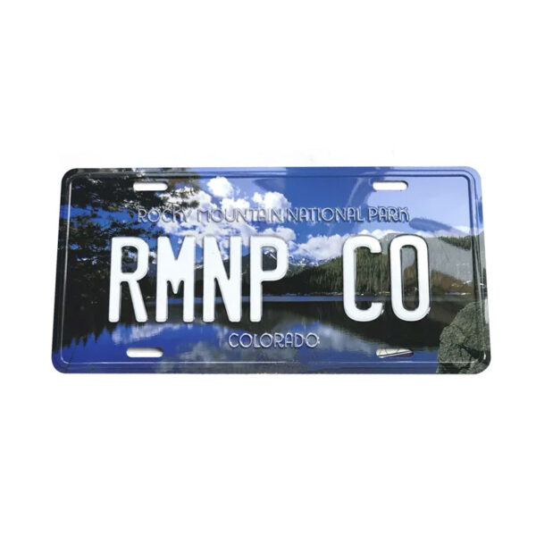 national park metal Post Cards