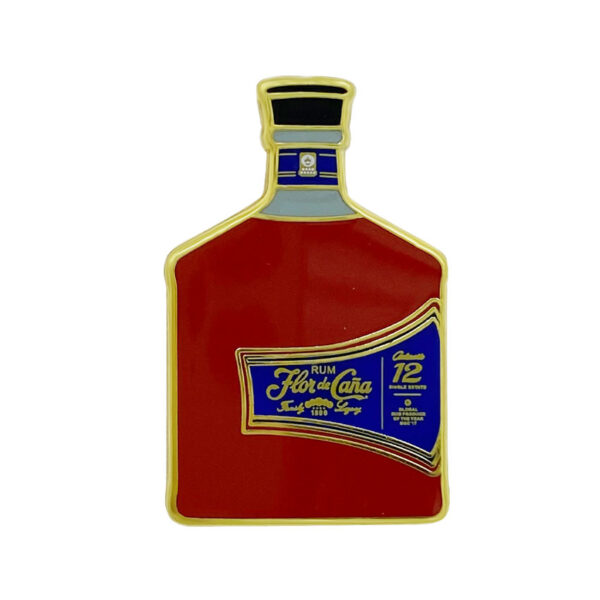 personalized wine bottle imitation hard enamel badge