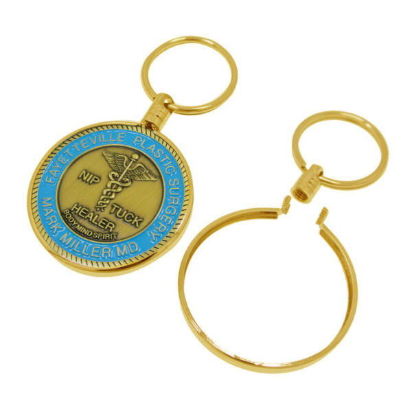 coin bezel gold plating