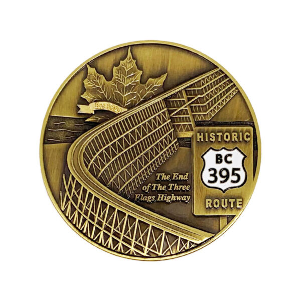custom military challenge coins gold finishing without color