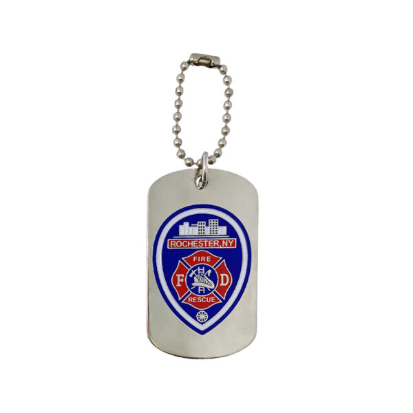 custom enamel dog tag glossy iron
