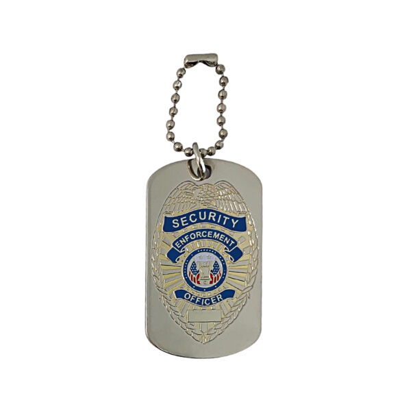 security dog tag keychain