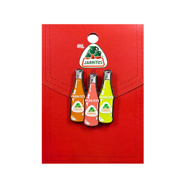 Custom drinks lapel pin with paper card