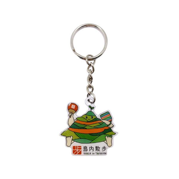 custom souvenir logo printing keychain