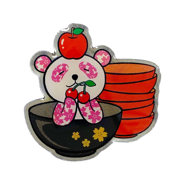 custom cheap aluminum printed lapel pin