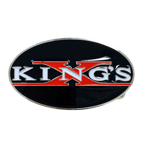custom logo text soft enamel buckle