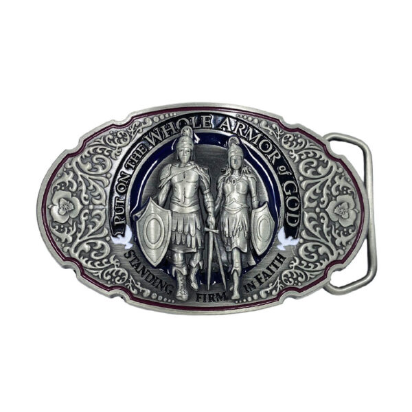 custom antique silver metal buckle