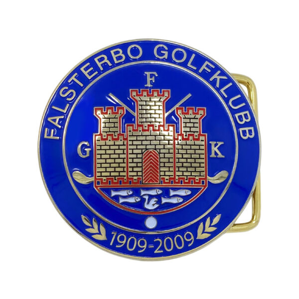 custom logo soft enamel belt buckle