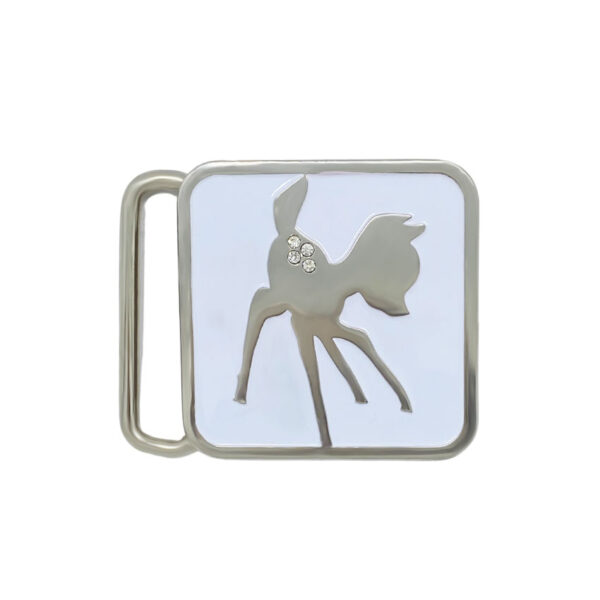 custom square rhinestone belt buckle