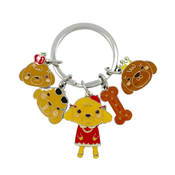 custom enamel charms keychain