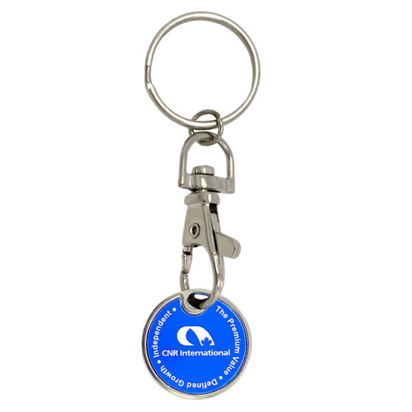 custom supermarket cart coin keychain